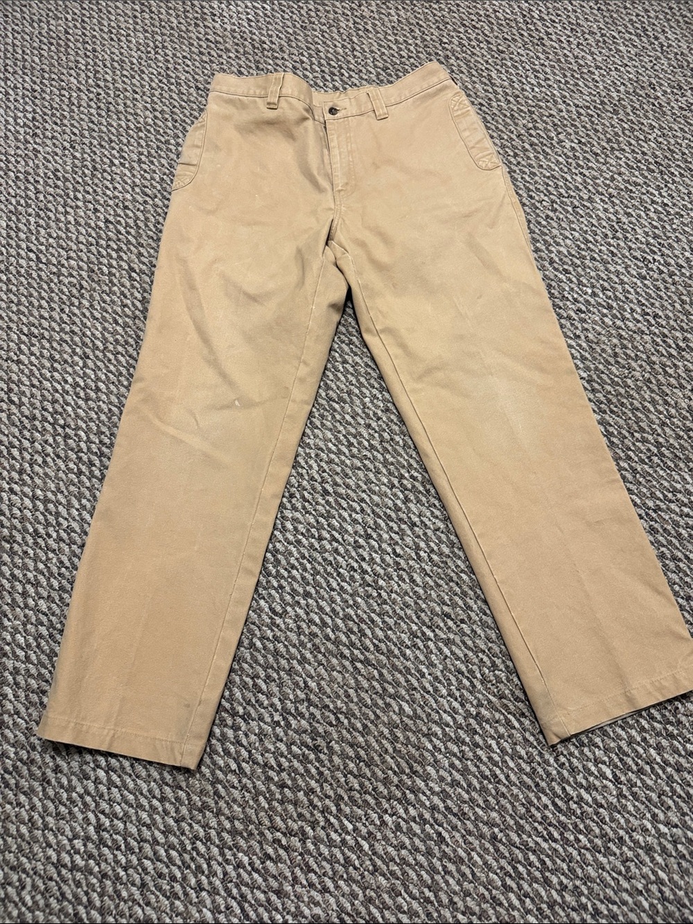 Orvis Men's Khaki Heavy Duty Work Chinos - Light Tan